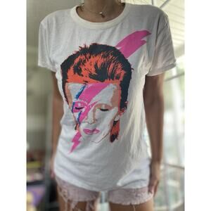 DAVID BOWIE DREOMR WOMENS WATCH THAT MAN T-SHIRT WHITE S